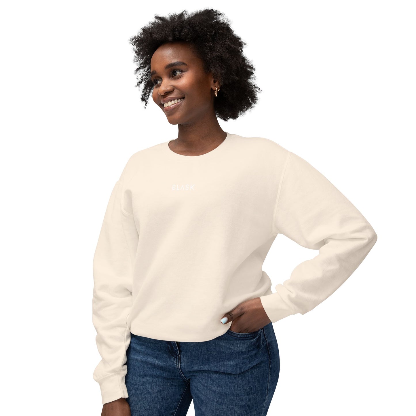 Unisex Lightweight Crewneck Sweatshirt - Simplicity Speaks Volume - Perfect for Everyday Comfort