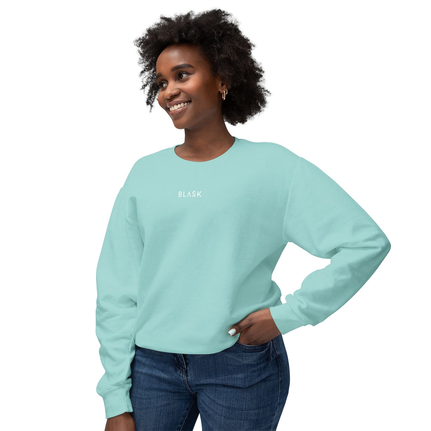 Unisex Lightweight Crewneck Sweatshirt - Simplicity Speaks Volume - Perfect for Everyday Comfort