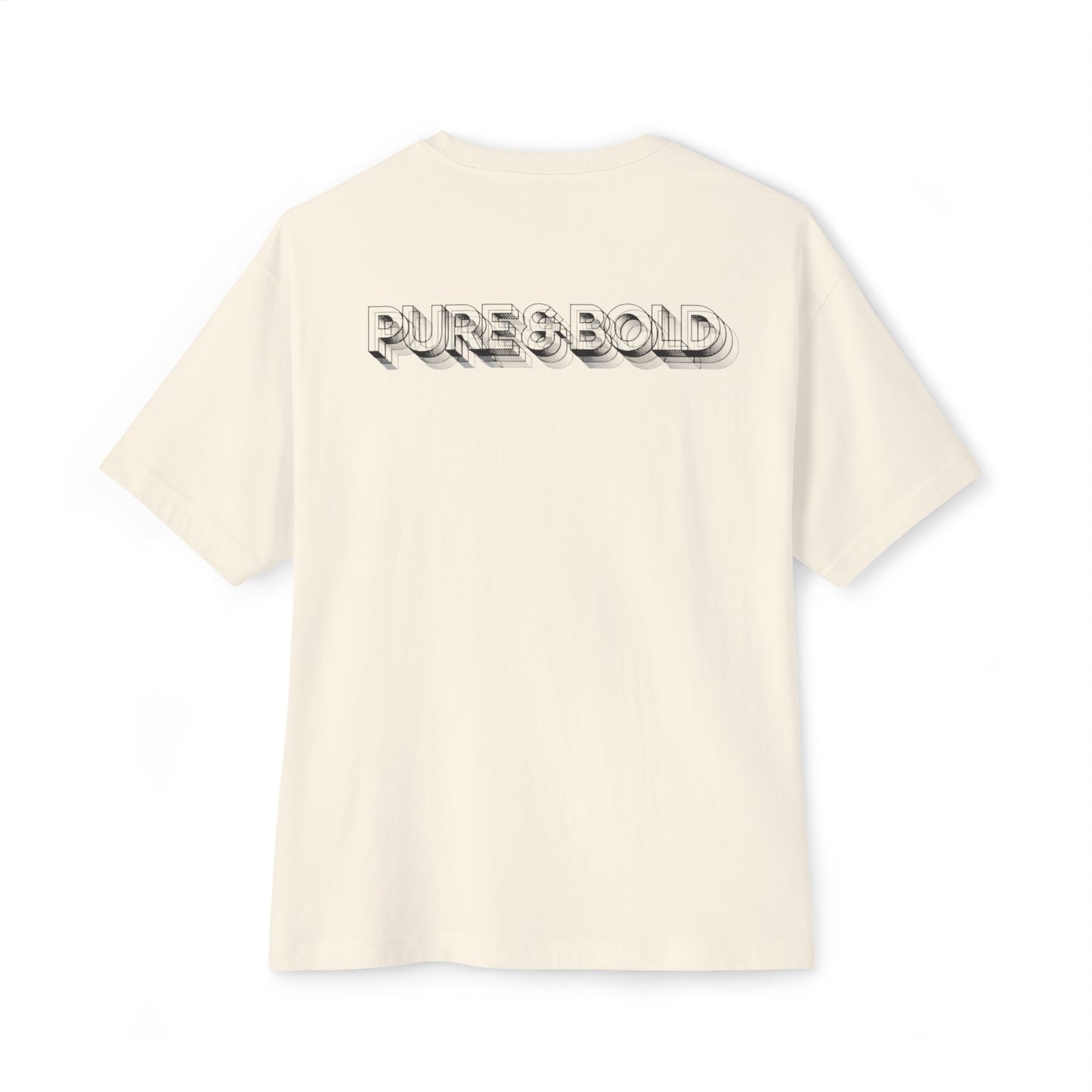 Unisex Pure & Bold Oversized Boxy Tee - Casual Comfort for Every Occasion