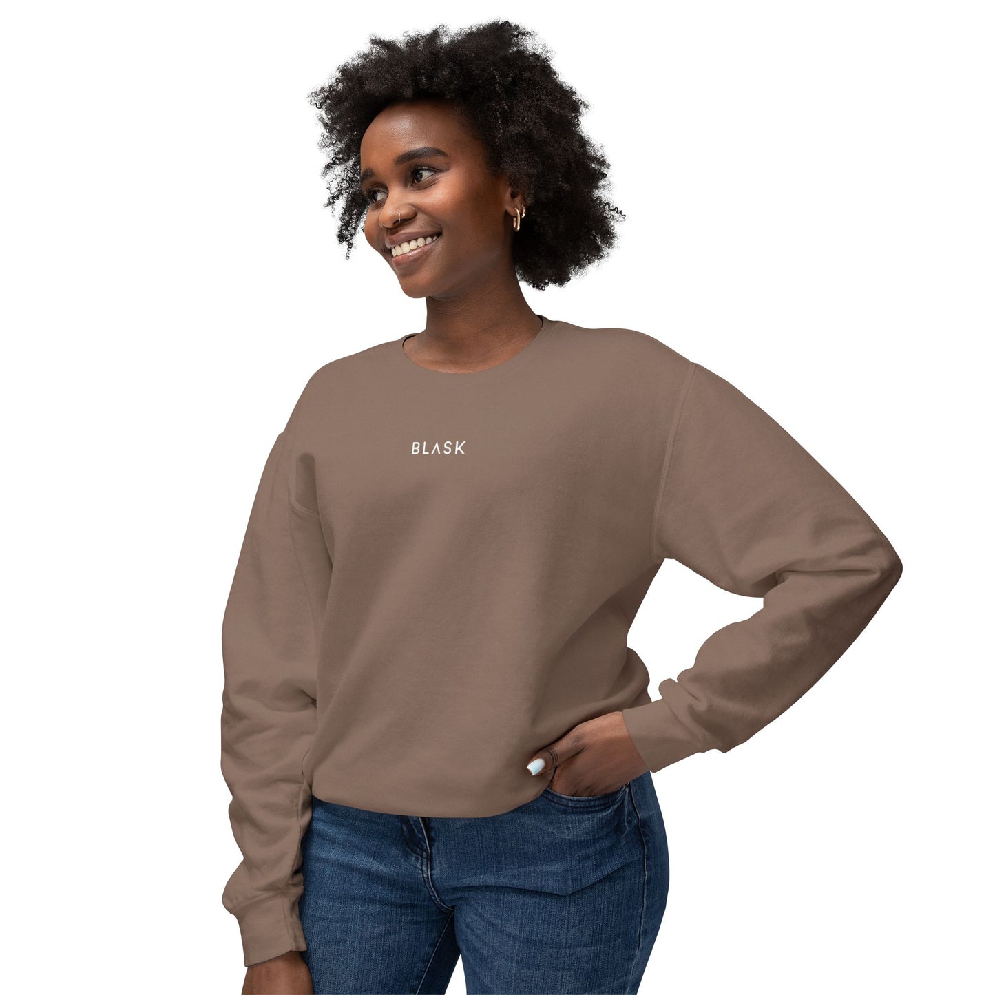 Unisex Lightweight Crewneck Sweatshirt - Simplicity Speaks Volume - Perfect for Everyday Comfort