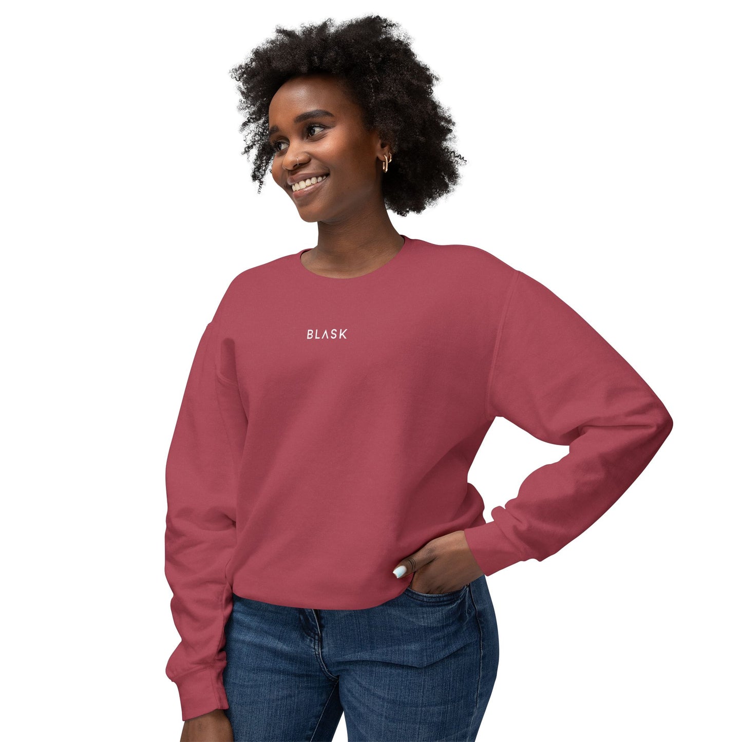 Unisex Lightweight Crewneck Sweatshirt - Simplicity Speaks Volume - Perfect for Everyday Comfort