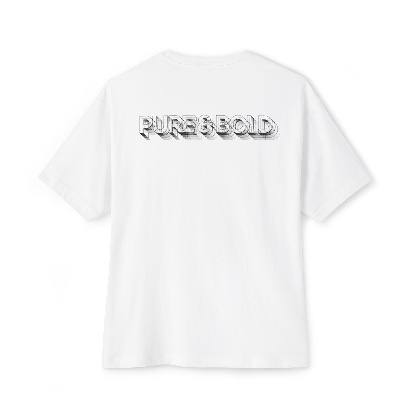 Unisex Pure & Bold Oversized Boxy Tee - Casual Comfort for Every Occasion