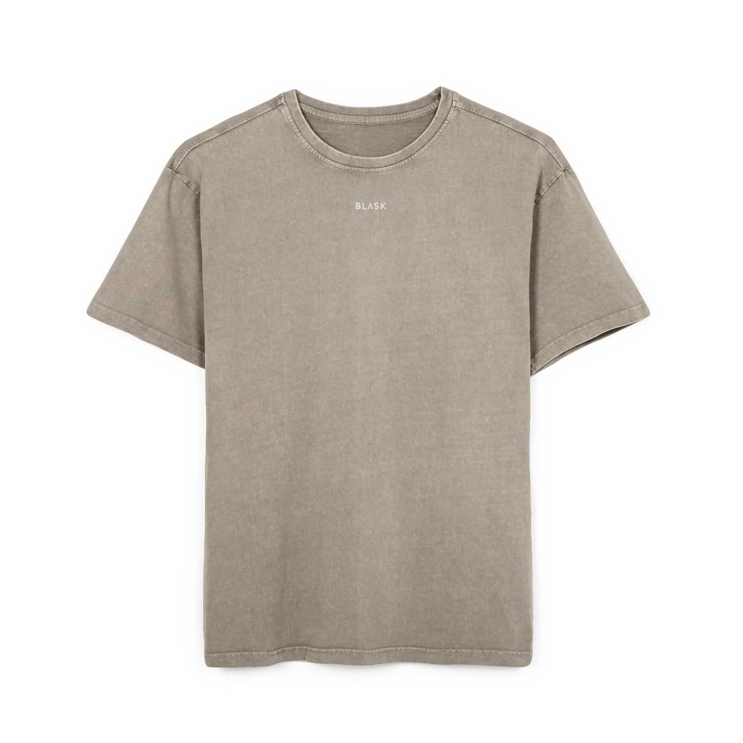 Men's Acid Washed Oversized Tee - Defined by Simplicity, Casual Streetwear