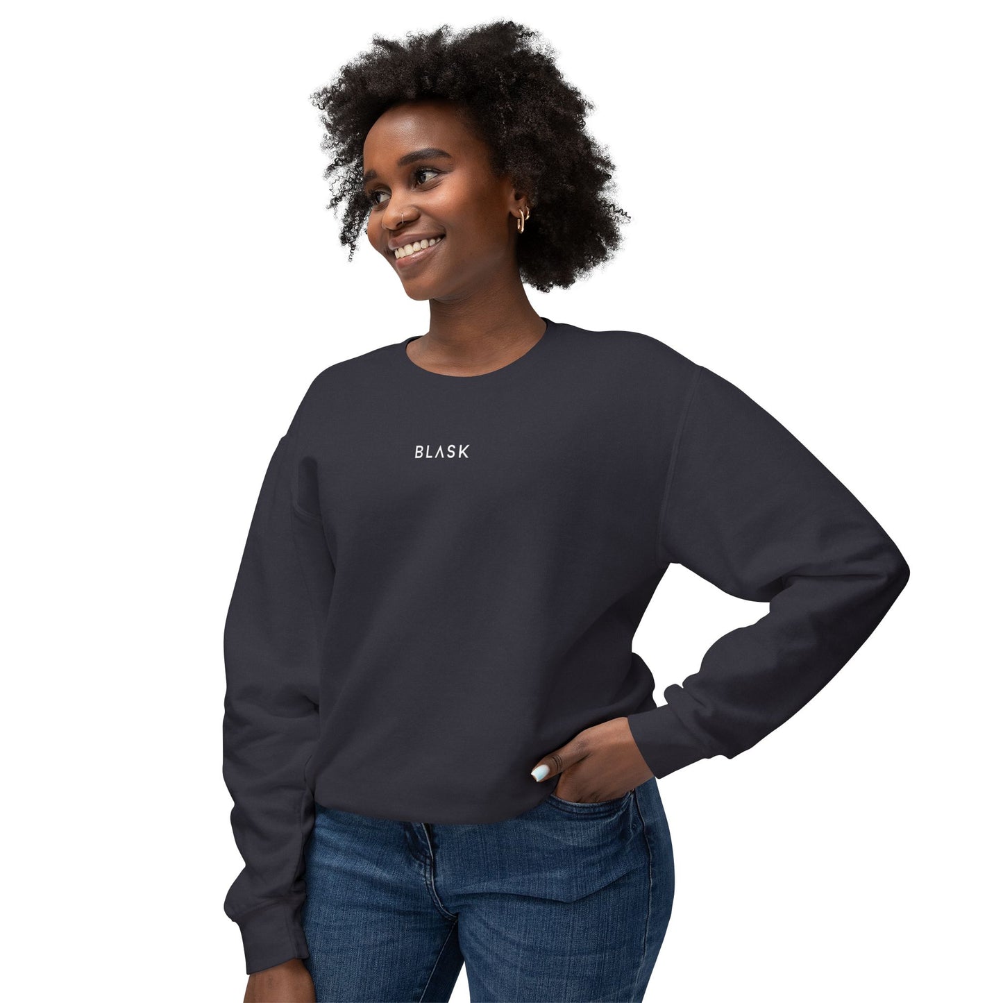 Unisex Lightweight Crewneck Sweatshirt - Simplicity Speaks Volume - Perfect for Everyday Comfort