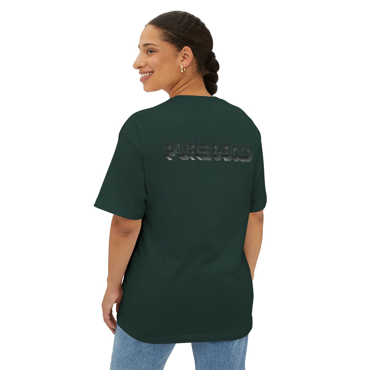 Unisex Pure & Bold Oversized Boxy Tee - Casual Comfort for Every Occasion