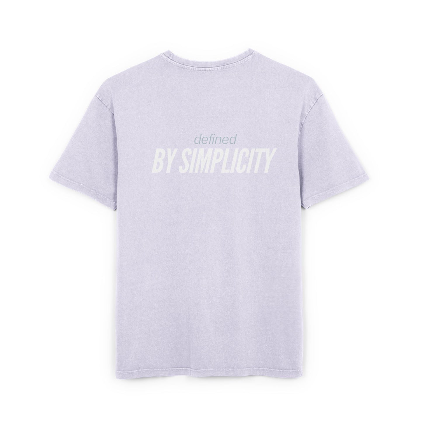 Men's Acid Washed Oversized Tee - Defined by Simplicity, Casual Streetwear