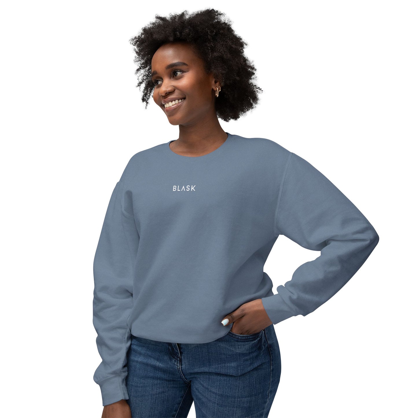 Unisex Lightweight Crewneck Sweatshirt - Simplicity Speaks Volume - Perfect for Everyday Comfort